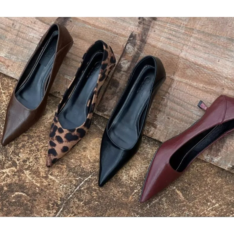 Women'S Fashion Shoes - 2026 Women Sexy High Heels Burgundy