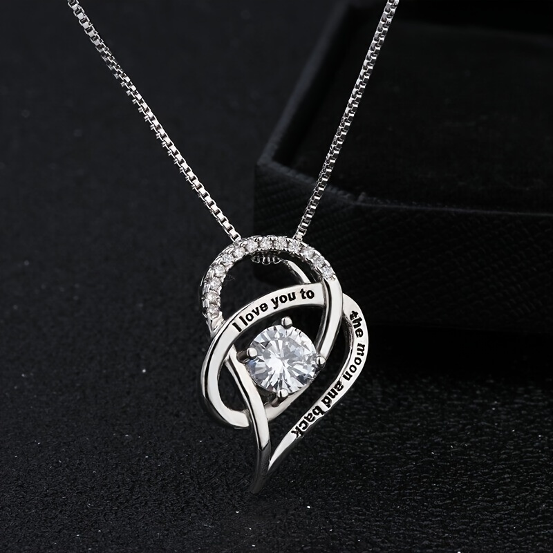 An elegant heart pendant neckl - Women Fashion Over The Years recension och pris