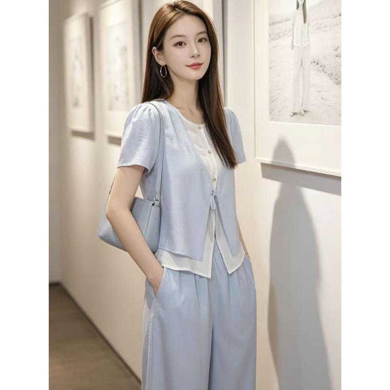 Slim Short Sleeve Two-Piece Se - Women Fashion Over The Years recension och pris