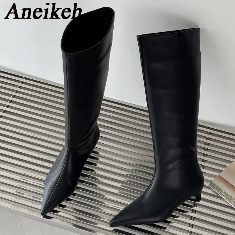 Aneikeh 2027 Fashion Sexy Poin - Women'S Fashion Knee High Boots recension och pris