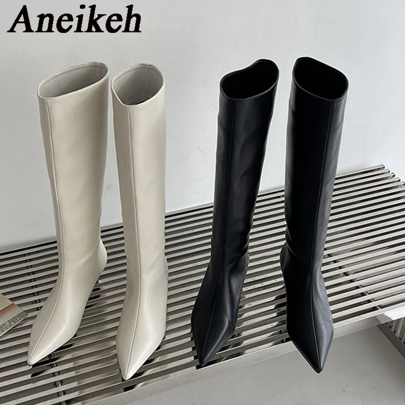 Aneikeh 2027 Fashion Sexy Poin - Women'S Fashion Knee High Boots recension och pris