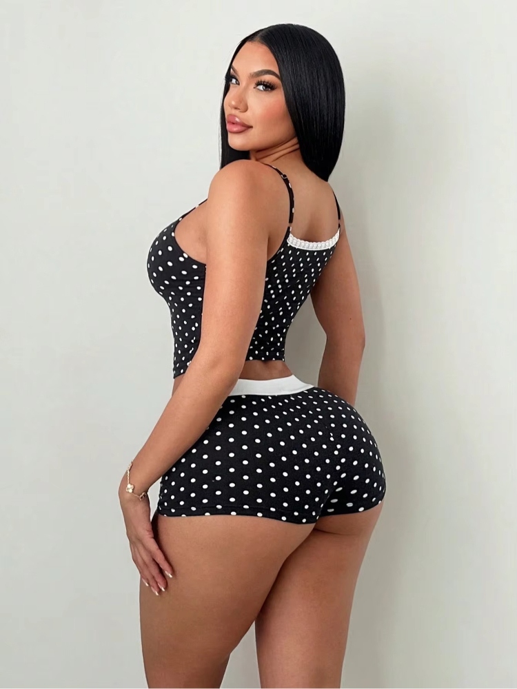 American Fashion Polka Dot Pri - Women'S Fashion Vest Tops recension och pris