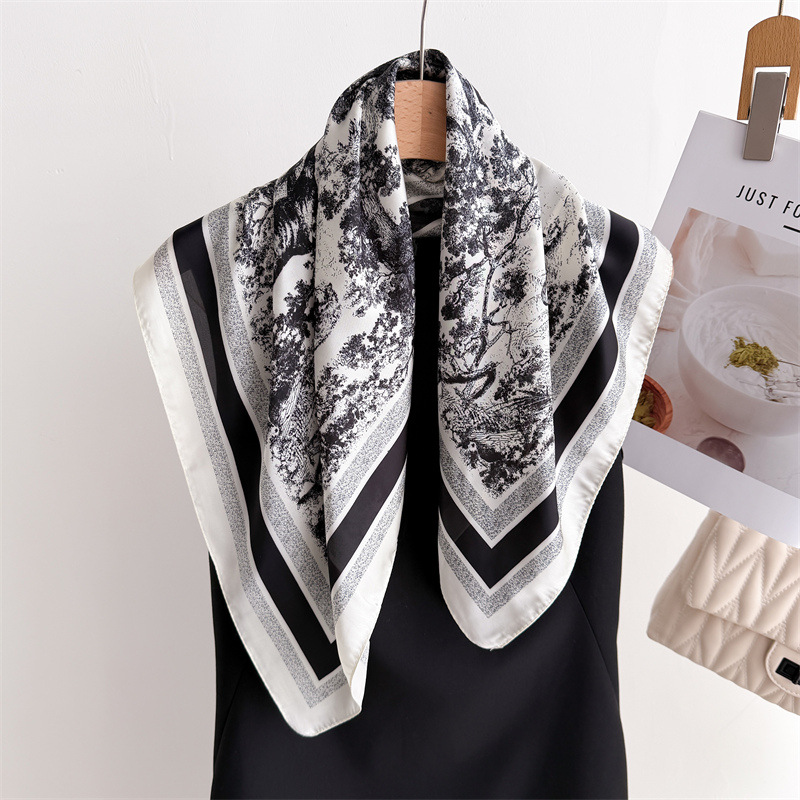 Luxury Jungle Printed Scarves  - Women Fashion Necktie recension och pris