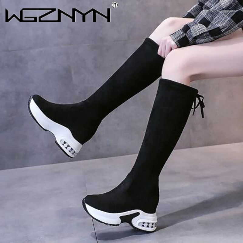 Winter Warm Chunky Platform Lo - Women'S Fashion Knee High Boots recension och pris
