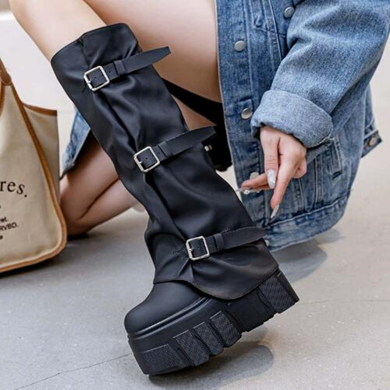 New 2026 Fashion Brand Autumn  - Women'S Fashion Knee High Boots recension och pris