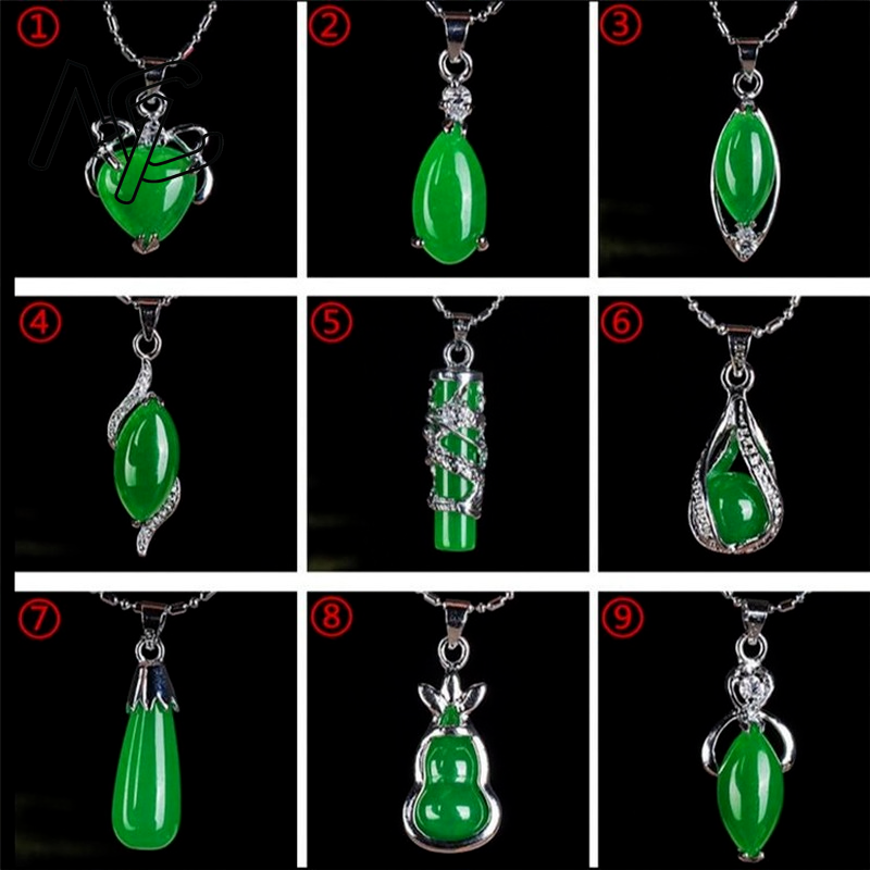 925 Silver Chinese Green Jade  - Women'S Fashion Jewellery recension och pris